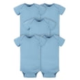 thumbnail image 1 of Gerber Baby Girl or Boy Gender Neutral Onesies Brand Cotton Rib Bodysuits, 5-Pack, 1 of 8