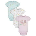 thumbnail image 1 of Gerber Baby Girls Onesies® Brand Bodysuits, 3-Pack, 1 of 9