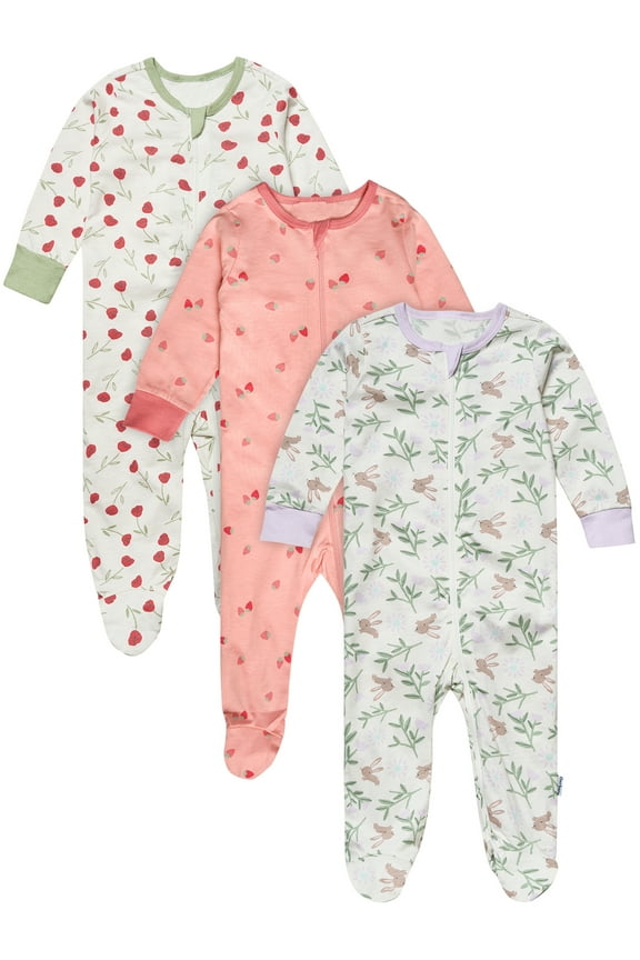 Baby Neutral 3-Pack Sleep N´Play, Sizes Newborn - 6/9 Months