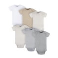 thumbnail image 1 of Gerber Baby Neutral 6-Pack Short Sleeve Bodysuits, Sizes Preemie - 24 Months, 1 of 10