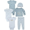 thumbnail image 1 of Gerber Baby Neutral 6-Piece Gift Set, Sizes Newborn - 3/6 Months, 1 of 8