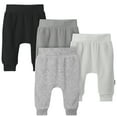thumbnail image 1 of Gerber Baby Neutral Fleece Pants, 4-Pack, Sizes 0/3 Months - 24 Months, 1 of 8