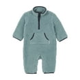 thumbnail image 1 of Gerber Baby NeutralLong Sleeve Fleece Romper, Sizes 0/3 Months - 24 Months, 1 of 7