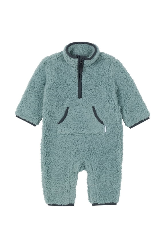 Baby Neutral Fleece Romper, Sizes 0/3 Months - 24 Months