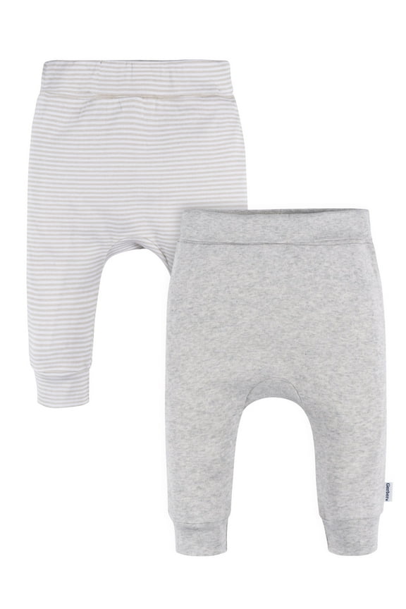 Baby Neutral Grow With Me Pant, 2-Pack, Sizes Newborn - 12 Months