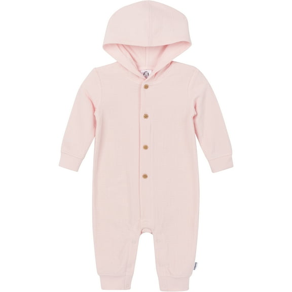 Gerber Baby Neutral Hooded Romper, Sizes Newborn - 24 Months