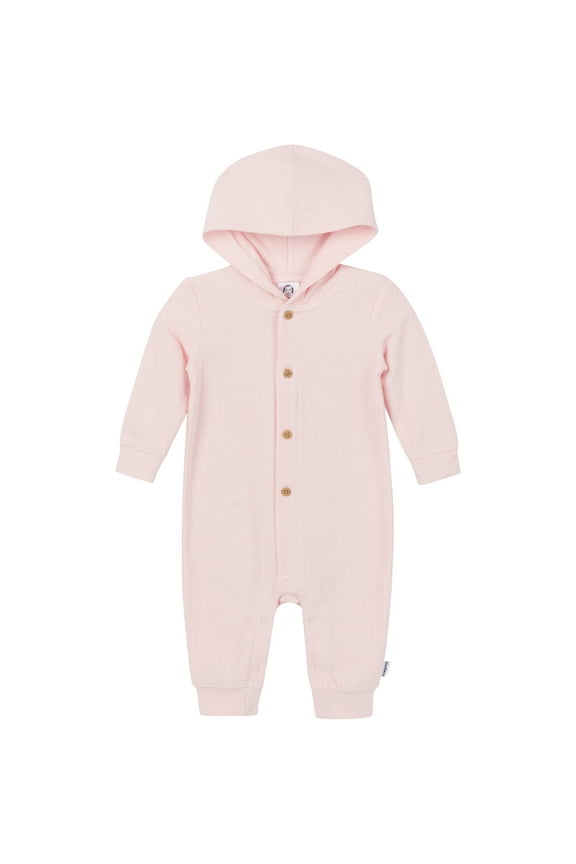 Baby Neutral Hooded Romper, Sizes Newborn - 24 Months