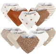 thumbnail image 1 of Gerber Baby Neutral Jersey Bandana Bib, 10-Pack, One Size, 1 of 8