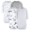 thumbnail image 1 of Gerber Baby Neutral Lap Shoulder Gowns, 4-Pack, Preemie-0/6 Months, 1 of 8