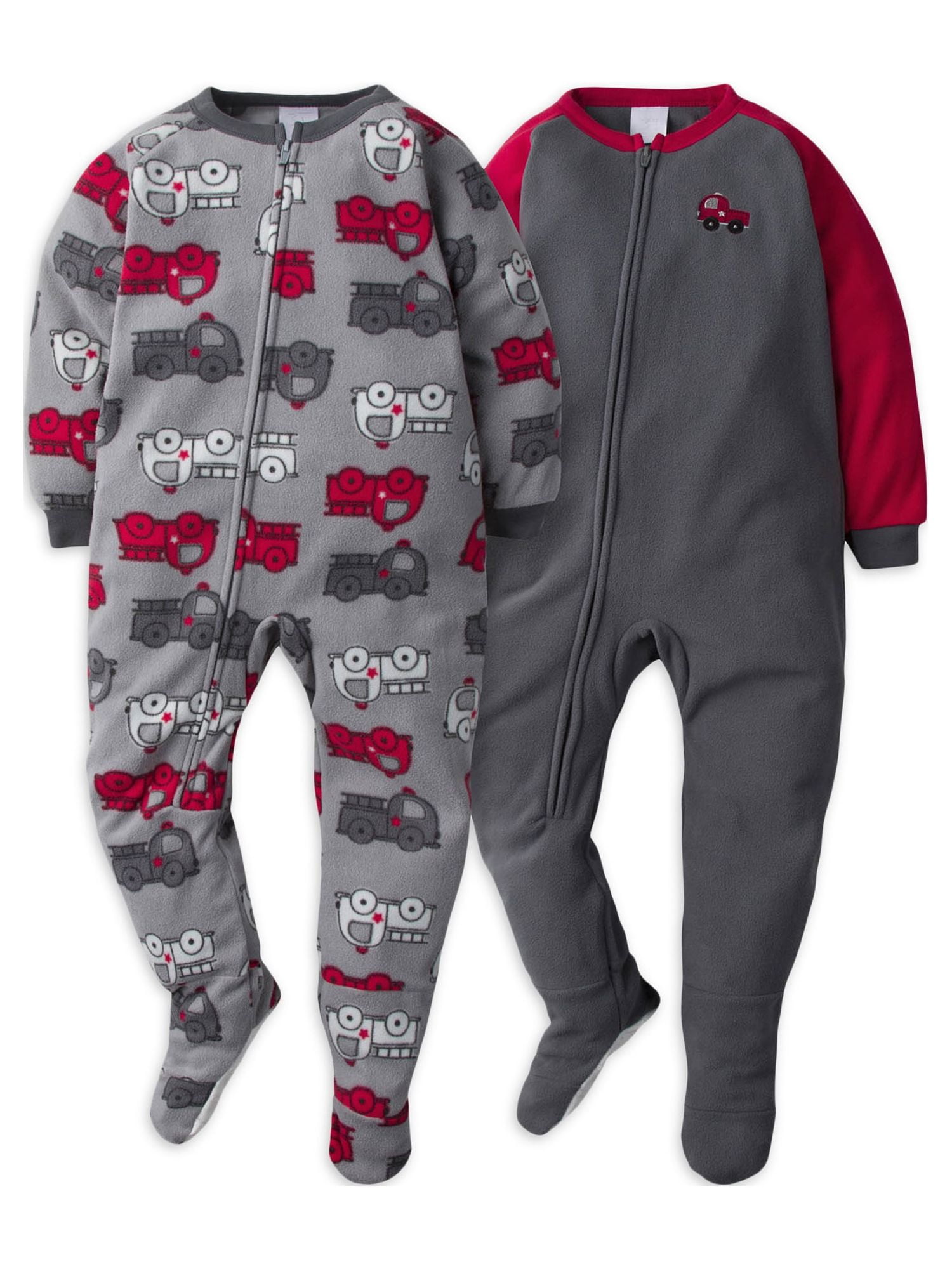 Gerber Baby Toddler Boy Microfleece Blanket Sleeper Pajamas 2