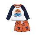 Gerber Baby & Toddler Boy Rashguard & Swim Trunks Set with UPF 50+, 2