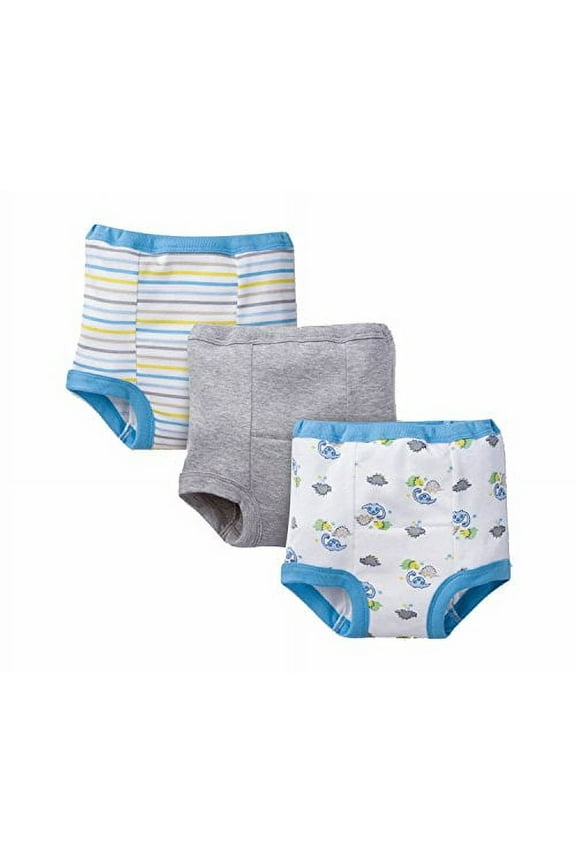 Baby Toddler Boy Training Pants, Dino, 3-Pack, 2T