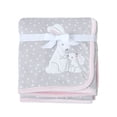 thumbnail image 1 of Gerber Baby & Toddler Girl Embroidered Plush Blanket with Fleece, 1 of 7