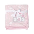 thumbnail image 1 of Gerber Baby & Toddler Girl Embroidered Plush Blanket with Fleece, 1 of 6