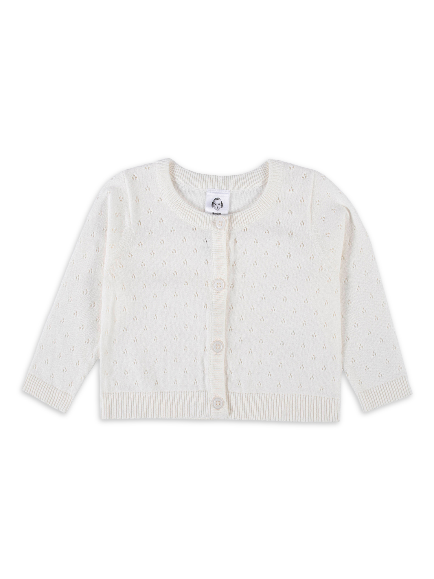 Gerber Baby & Toddler Girl Sweater Cardigan, (Newborn 5T)