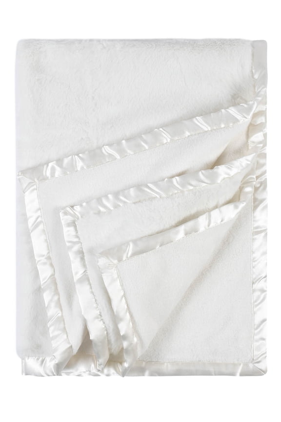 Baby & Toddler Girl or Boy Unisex Ultra Soft Plush Blanket with Satin Trim