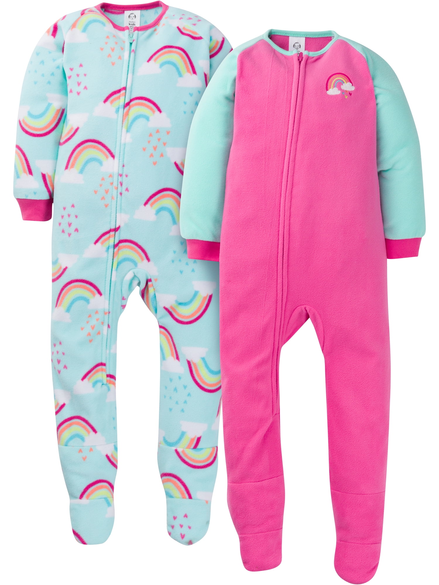 Gerber baby girl sleepers deals