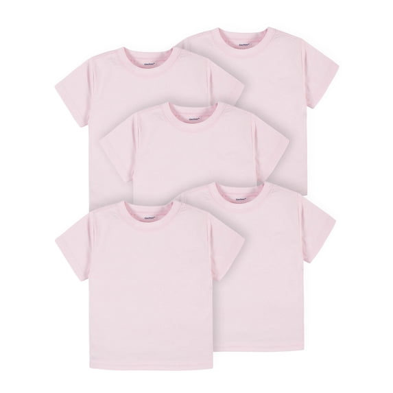 Gerber Baby & Toddler Neutral 5-Pack Short Sleeve Tee