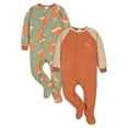 thumbnail image 1 of Gerber Baby & Toddler Boy Microfleece Blanket Sleeper Pajamas, 2-Pack, Sizes 0/3M-5T, 1 of 10