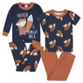 thumbnail image 1 of Gerber Baby & Toddler Neutral Snug Fit Cotton Pajamas, 4-Piece, 12 Months - 5T, 1 of 8