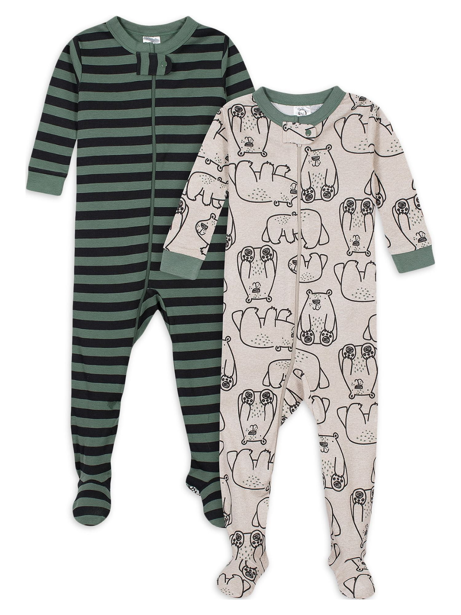 Newborn Baby Pajamas - Soft Cotton Pack of 3 for Newborns 0-3 Month