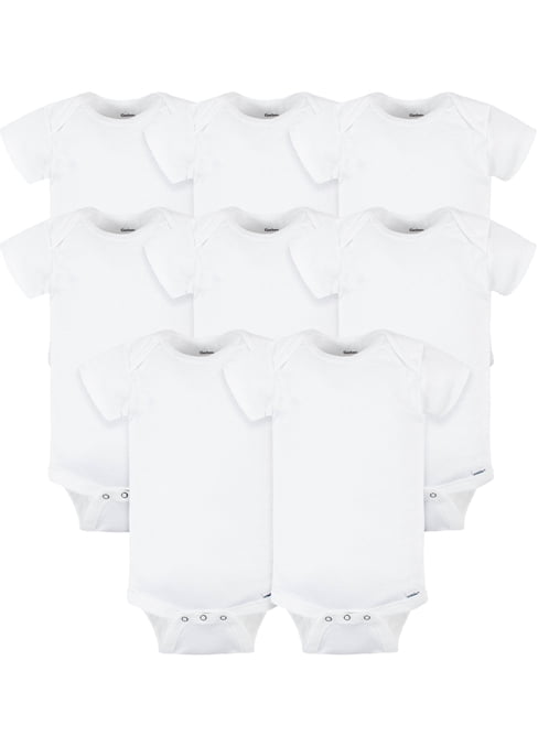 Gerber - Body Unisex De Manga Corta Para Bebé, Paquete De 8, Animales - Foto 6