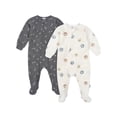 thumbnail image 1 of Gerber Baby and Toddler Boy 2pc Footed Blanket Sleepers, Sizes (0-3 Months - 5T), 1 of 17