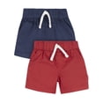 thumbnail image 1 of Gerber Baby and Toddler Boy 2pc Woven Short Set, Sizes (0-3 Months - 5T), 1 of 7