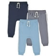 thumbnail image 1 of Gerber Baby and Toddler Boy Jogger Pants, 3 Pack, Sizes 12 Months - 5T, 1 of 8