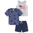 thumbnail image 1 of Gerber Baby and Toddler Boy Playwear Outfit Set, 3-Piece, Sizes 12 Months - 5T, 1 of 7