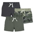 thumbnail image 1 of Gerber Baby and Toddler Boy Pull-On Knit Shorts, 3 Pack, Sizes 0-3 Months - 5T, 1 of 8