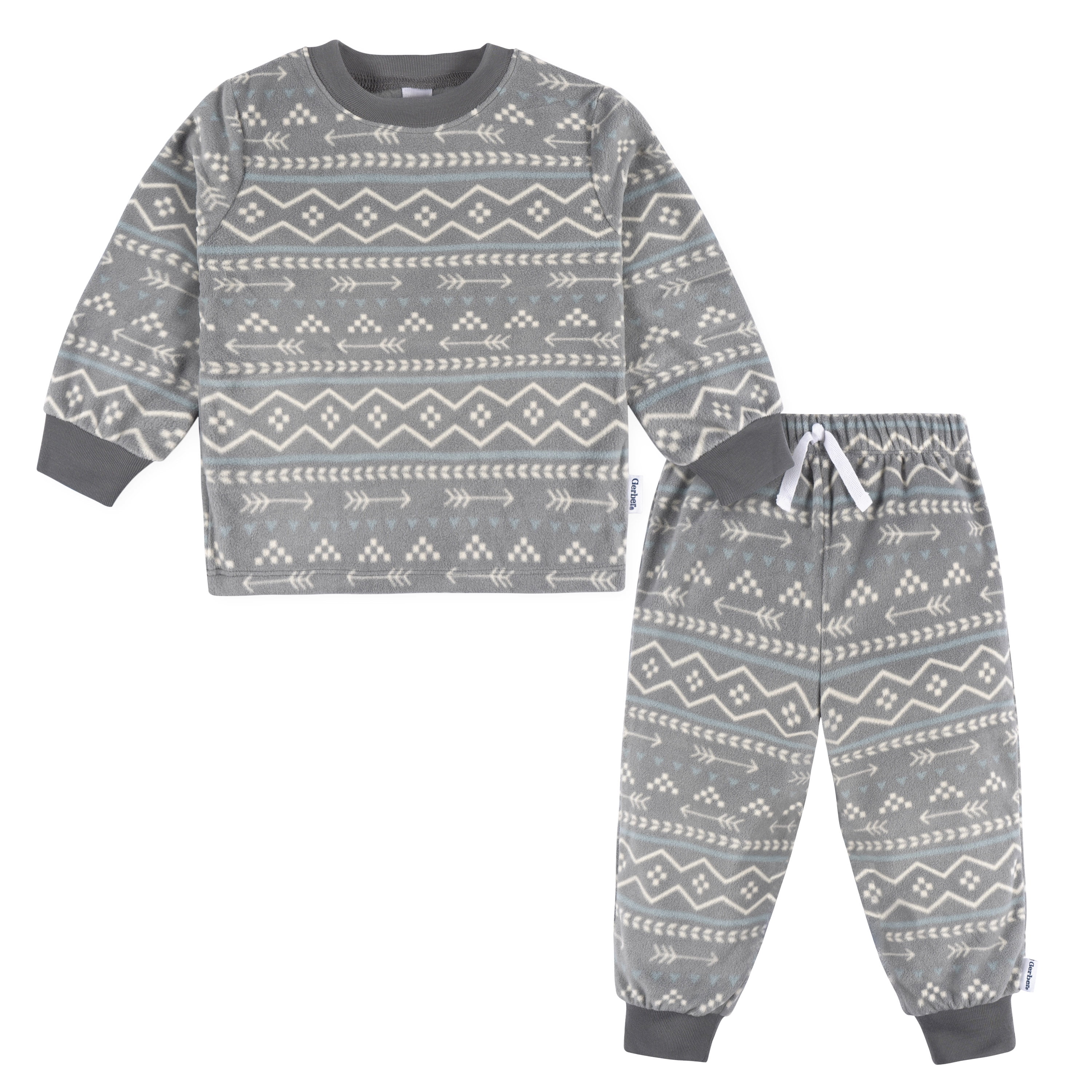 Gerber Baby and Toddler Boys Fleece Pajamas, 2 Piece, Sizes 12 Months ...