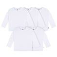 thumbnail image 1 of Gerber Baby and Toddler Gender Neutral Premium Long Sleeve T-Shirts, 5 Pack, Sizes 6-9 Months - 5T, 1 of 8