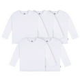 thumbnail image 1 of Gerber Baby and Toddler Gender Neutral Premium Long Sleeve T-Shirts, 5 Pack, Sizes 6-9 Months - 5T, 1 of 8