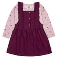 thumbnail image 1 of Gerber Baby and Toddler Girl Jumper & Top Set, 2-Piece, 0/3M - 18M, 1 of 5