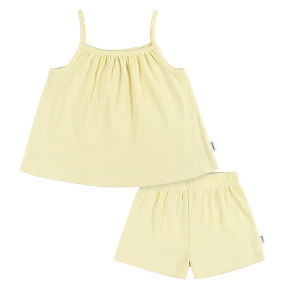 Gerber Baby and Toddler Girl Sleeveless Tank Top and Shorts Set, 2 Piece, 12 Months - 5T