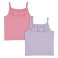 thumbnail image 1 of Gerber Baby and Toddler Girl Sleeveless Tops, 2 Pack, Sizes 12 Months - 5T, 1 of 8
