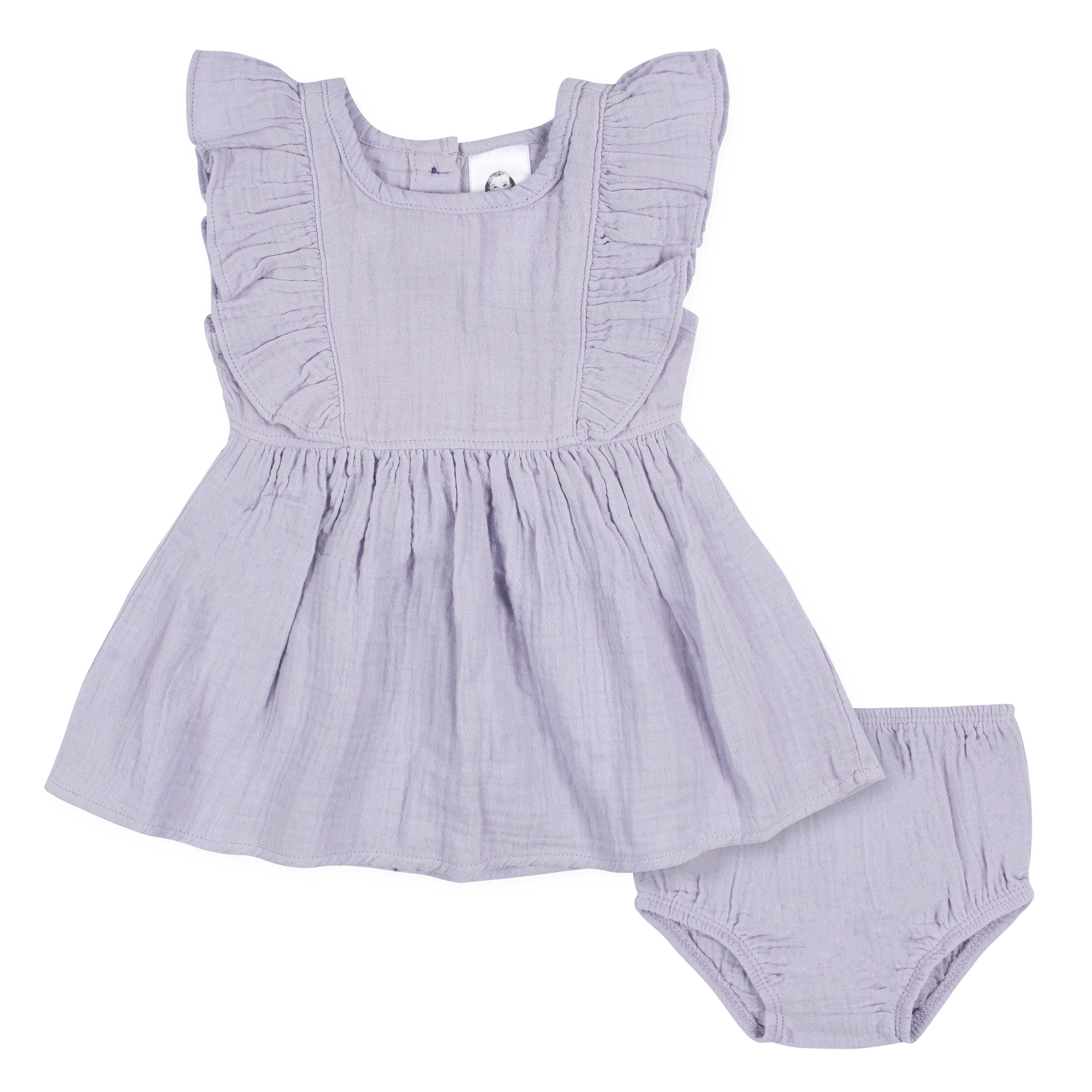 Tiddler Cover Gerber Baby and Toddler Girls Gauze Dress & Diaper Cover Set, 2 Piece ...