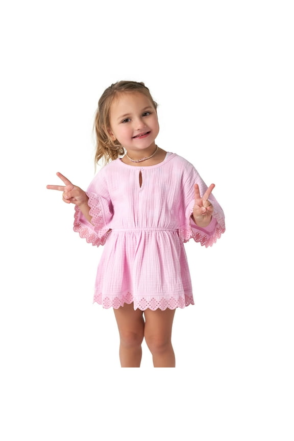 Baby & Toddler Girls' Woven Kaftan Coverup, Sizes 0/3M-5T