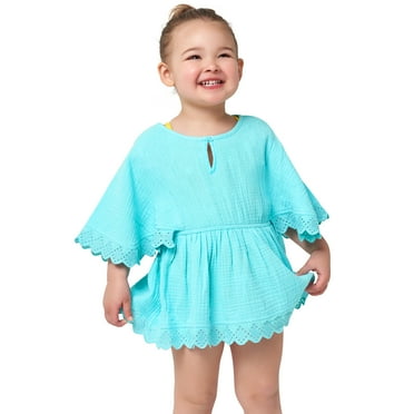 Gerber Baby & Toddler Girls' Woven Kaftan Coverup, Sizes 0/3M-5T