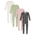 thumbnail image 1 of Gerber Baby and Toddler Neutral Footed Unionsuits, 4-Pack, 0/3 Months - 5T, 1 of 10