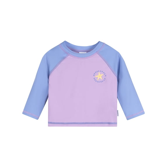Gerber Baby or Toddler Girl 1pc Rashguard Suit, Sizes (0-3 Months to 5T)