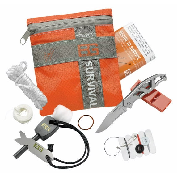 Gerber Bear Grylls Basic Survival Kit with Mini Paraframe