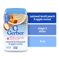 thumbnail interactive-video image 1 of Gerber Cereal for Baby Power Blend 2nd Foods Probiotic Oatmeal Baby Cereal, Peach Apple, 8 oz Canister, 1 of 16