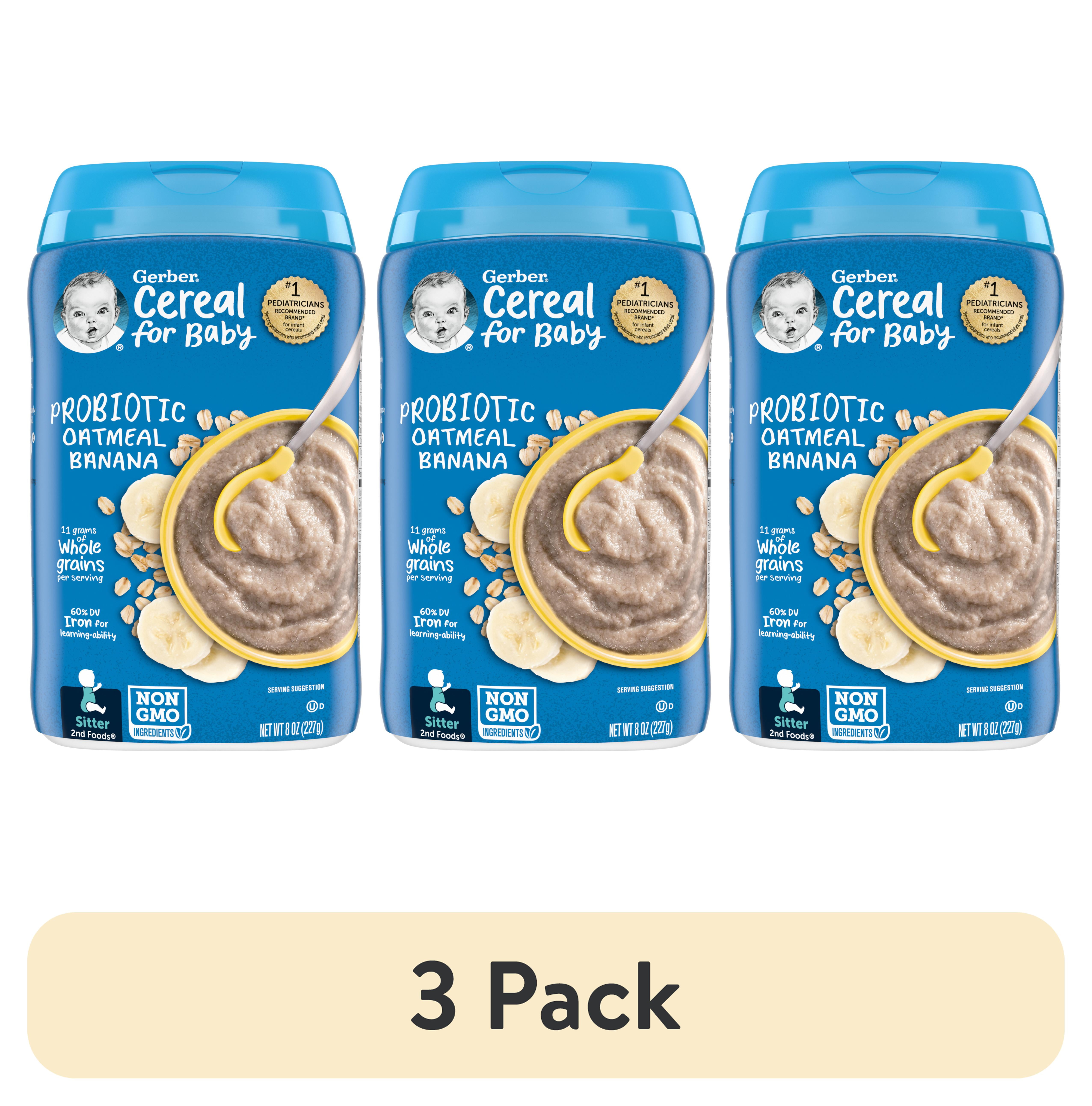 Gerber probiotic oatmeal cereal sales