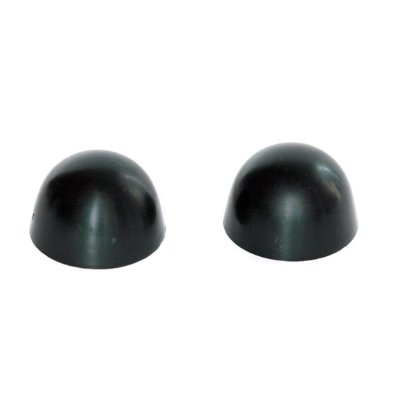 Gerber Color Replacement Plastic Toilet Bolt Caps - Set of 2 - Black
