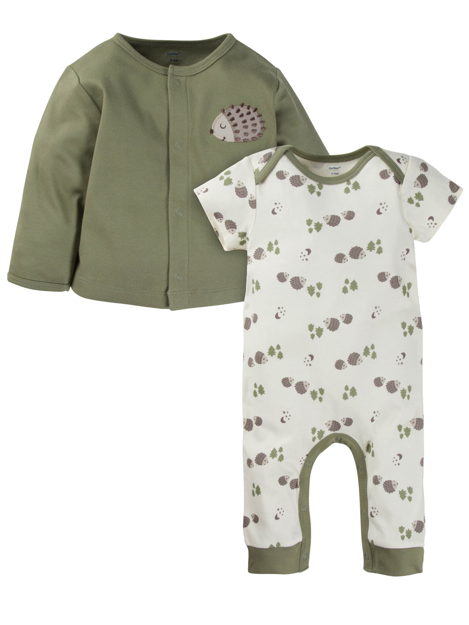 Gerber Coverall and Cardigan Set, 2pc (Baby Boys) - image 1 of 4