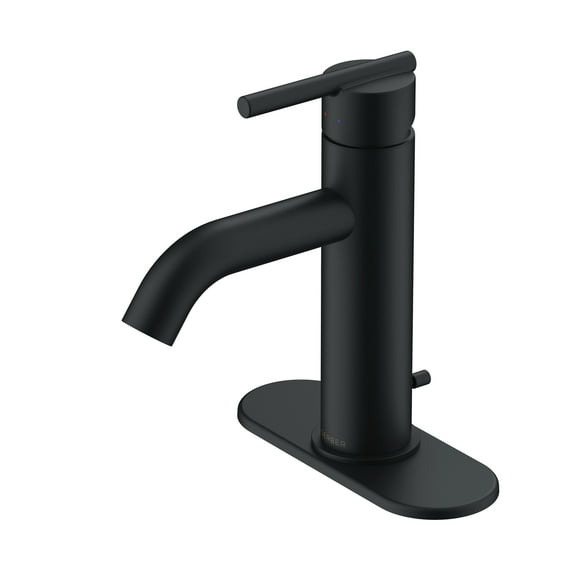 Gerber D225258 Parma 1.2 GPM Single Hole Bathroom Faucet - Black