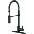 thumbnail image 1 of Gerber D451288 Foodie 1.75 GPM Single Hole Pre-Rinse Kitchen Faucet - Black, 1 of 7