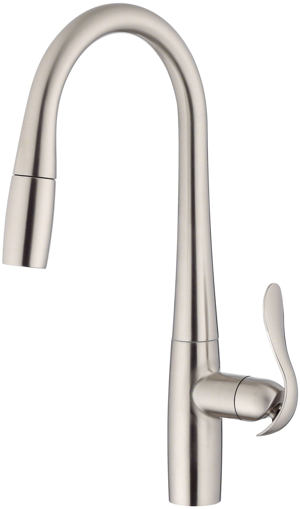 Stainless Steel Single Handle Pull-Down Kitchen Faucet